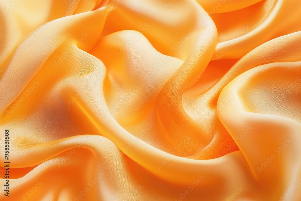 Natural orange and yellow background made of fabric material Natural orange and yellow background made of fabric material