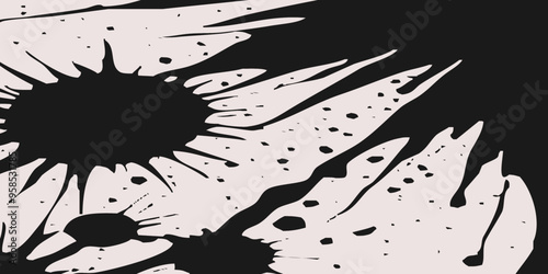 Abstract pattern. Illustration for printing on wall decorations. For use in graphics.