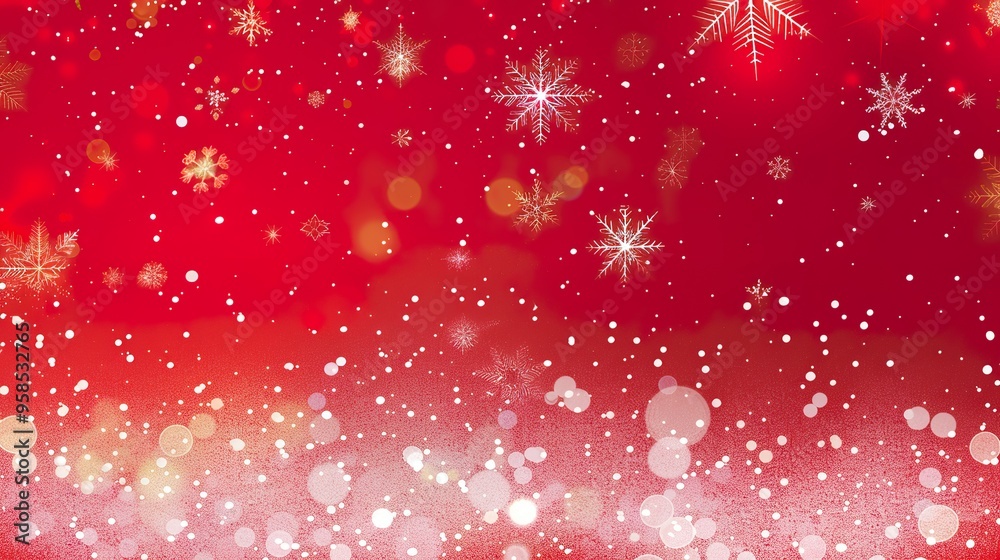 Snow_Background_vector_Red_christmas_background Snow_Background_vector_Red_christmas_background