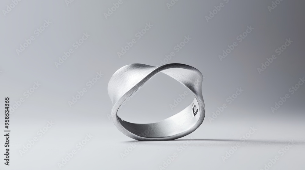 Minimalist jewelry piece, such as a silver cuff bracelet, showcasing the elegance of design with the strength of the material. Minimalist jewelry piece, such as a silver cuff bracelet, showcasing the elegance of design with the strength of the material.