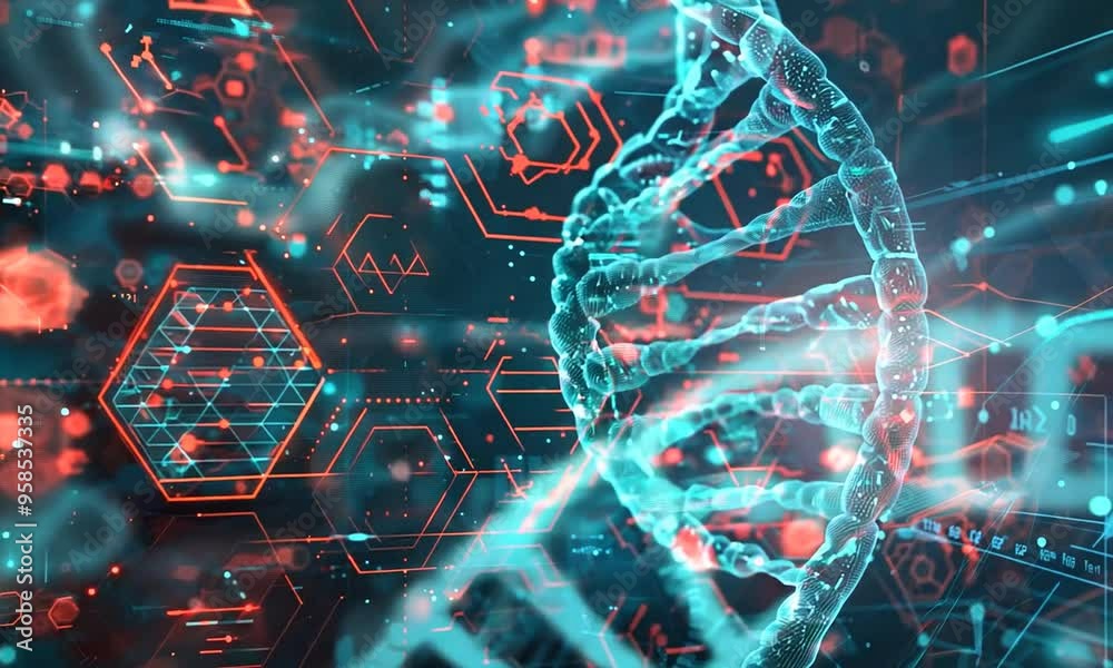 DNA double helix, genetic code, molecular biology, science DNA double helix, genetic code, molecular biology, science