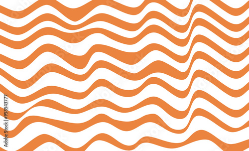 Wavy caramel or peanut pattern. Vector swirl chocolate abstract background. Liquid sauce illustration