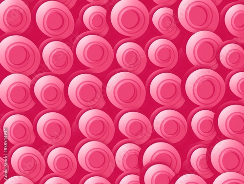 Repeated circle pattern in Rose