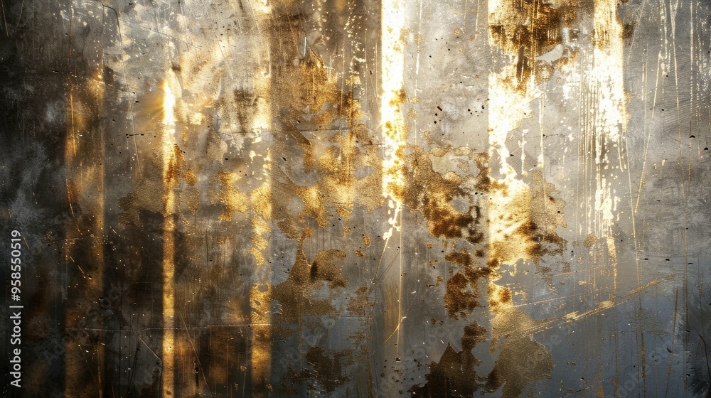 How light reflects off the metal backdrop, creating a dynamic interplay of light and shadow that adds visual interest How light reflects off the metal backdrop, creating a dynamic interplay of light and shadow that adds visual interest
