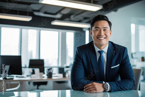 Wallpaper Mural Professional Businessman Headshot Portrait of a Successful Executive in Office Environment Torontodigital.ca