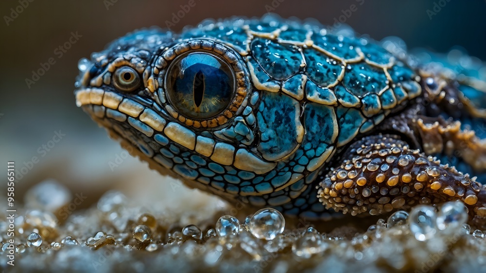 A beautiful fish from the abyss showcases its unique and mesmerizing glow in the dark A beautiful fish from the abyss showcases its unique and mesmerizing glow in the dark