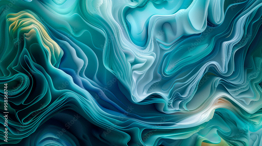 business background wallpaper Abstract fluid wave patterns in shades of blue and green, with a soft, flowing 3D effect. business background wallpaper Abstract fluid wave patterns in shades of blue and green, with a soft, flowing 3D effect.