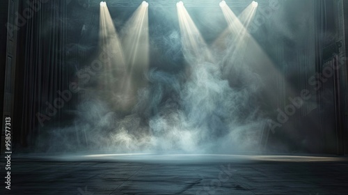 Stage Lights and Smoke