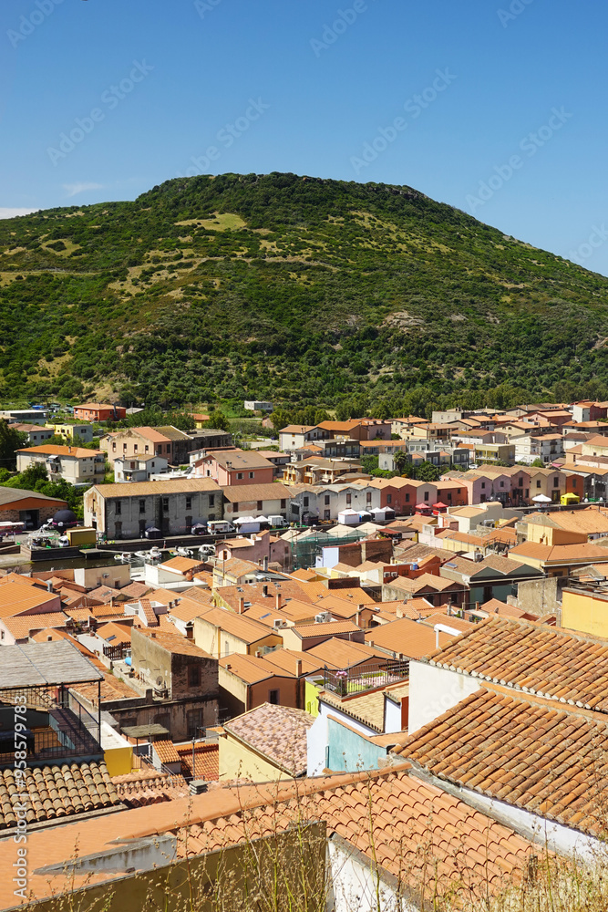 View of Bosa from the Serravalle's Castle, Sardinia, Italy View of Bosa from the Serravalle's Castle, Sardinia, Italy