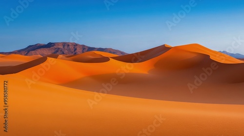 Majestic Desert Landscape at Sunrise