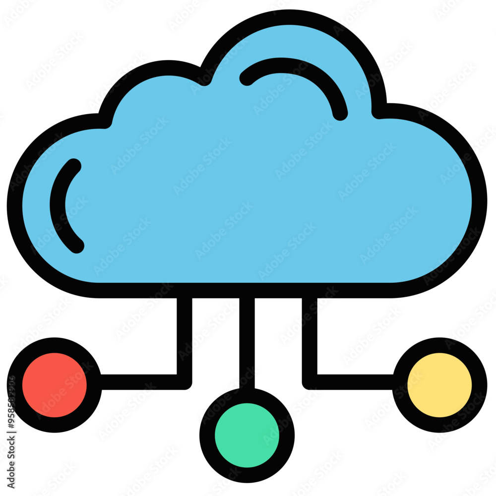 Cloud Platform Icon Cloud Platform Icon