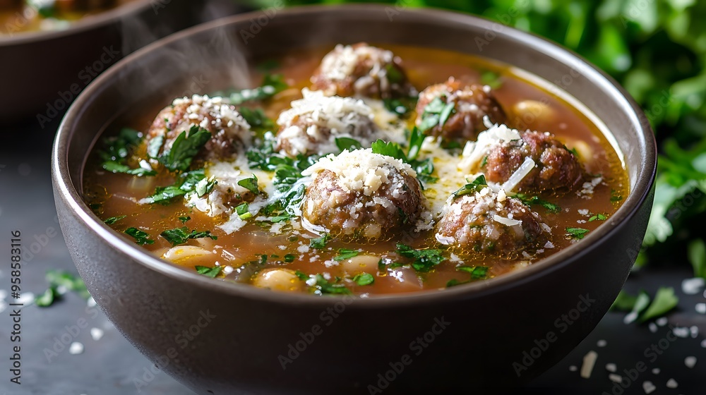 vegetable soup with meatballs vegetable soup with meatballs