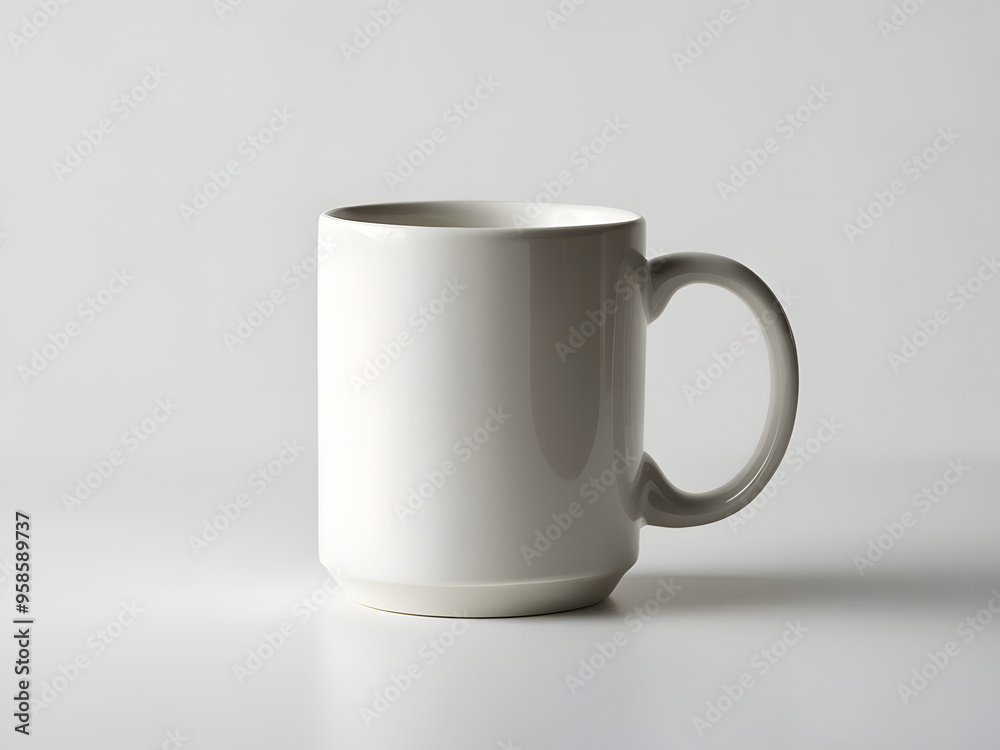 white empty ceramic mug mockup template isolated on white background white empty ceramic mug mockup template isolated on white background