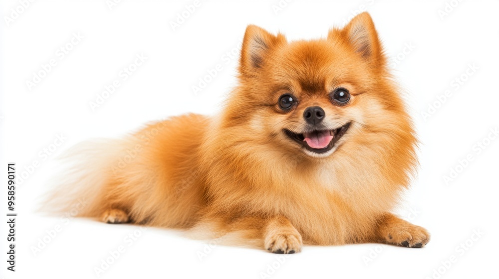 Happy Pomeranian Dog Happy Pomeranian Dog