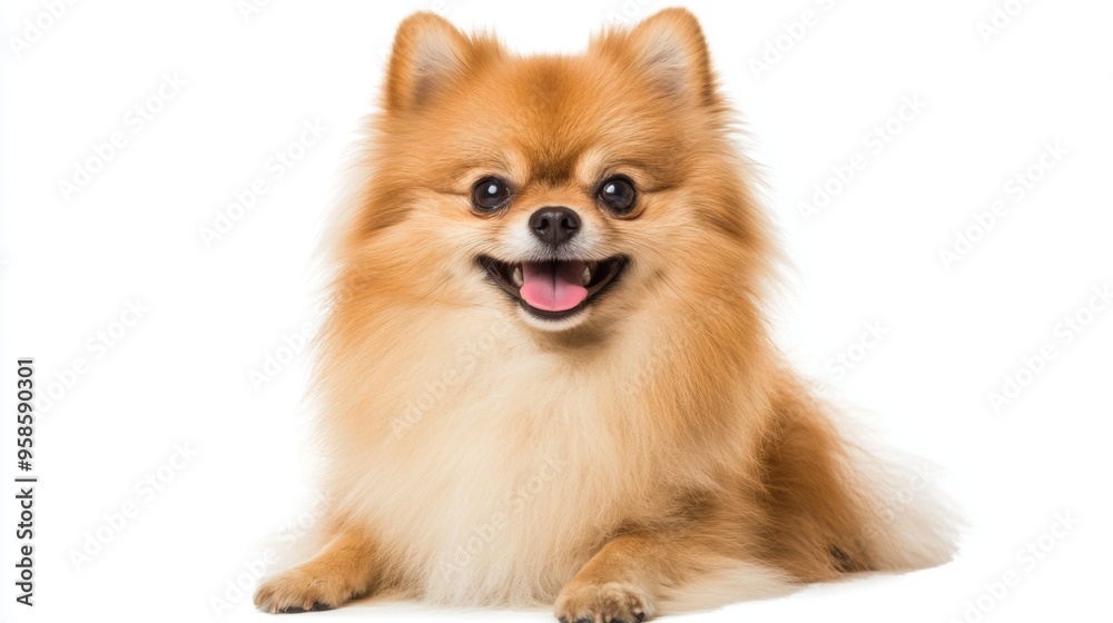Happy Pomeranian Dog Happy Pomeranian Dog