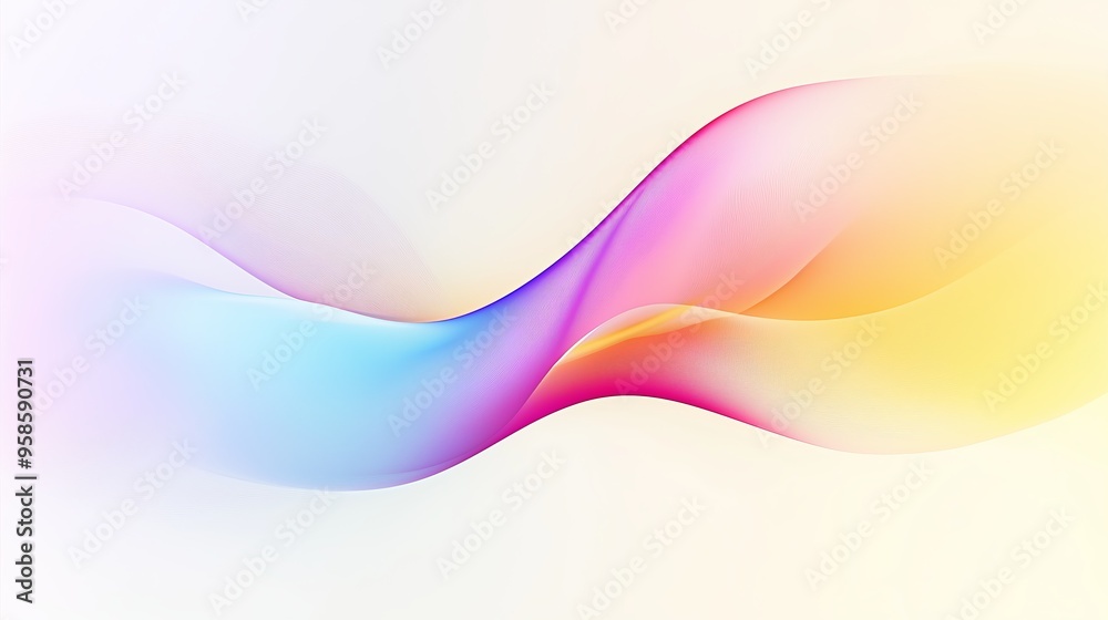 Abstract Colorful Wave Background: Modern Digital Art Abstract Colorful Wave Background: Modern Digital Art