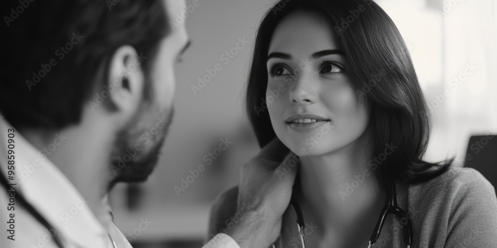 Medical Professional and Patient Consultation Medical Professional and Patient Consultation