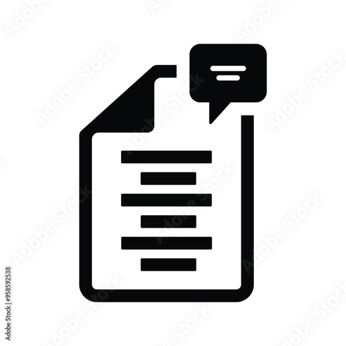 Document chat icon