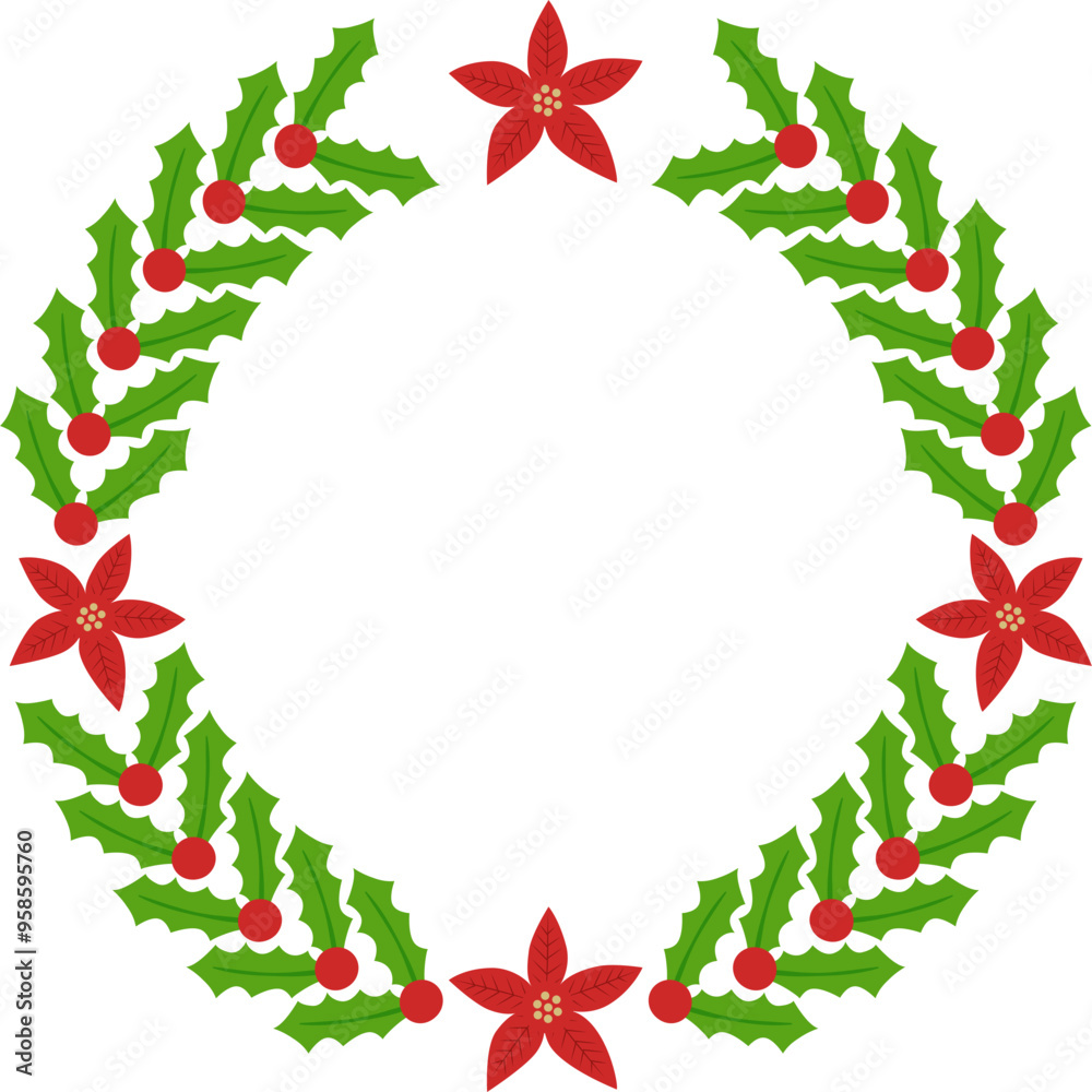 Christmas Wreath Frame Christmas Wreath Frame