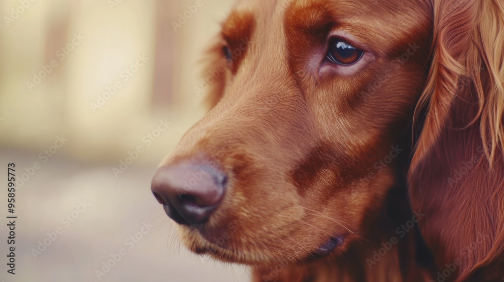 Majestic Golden Retriever Portrait