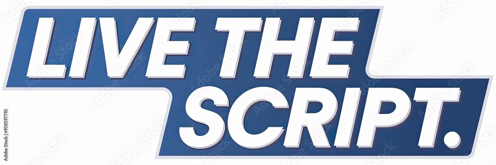 Live the Script: Inspirational Text Design Live the Script: Inspirational Text Design