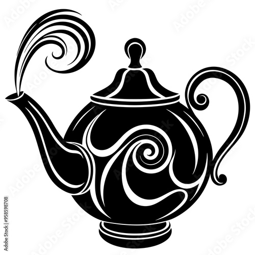 teapot and teacup
