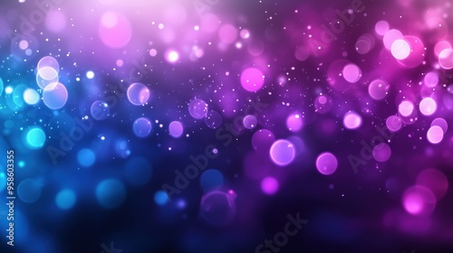 A vibrant abstract background featuring a glittery texture with a blend of pink, blue, dark purple, and dark magenta lights. This dazzling composition creates a dynamic and energetic atmosphere, ideal