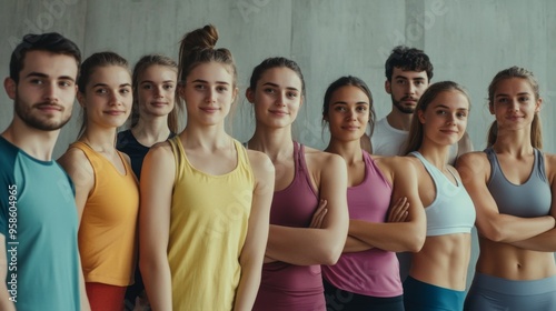 Diverse Group of Fitness Enthusiasts