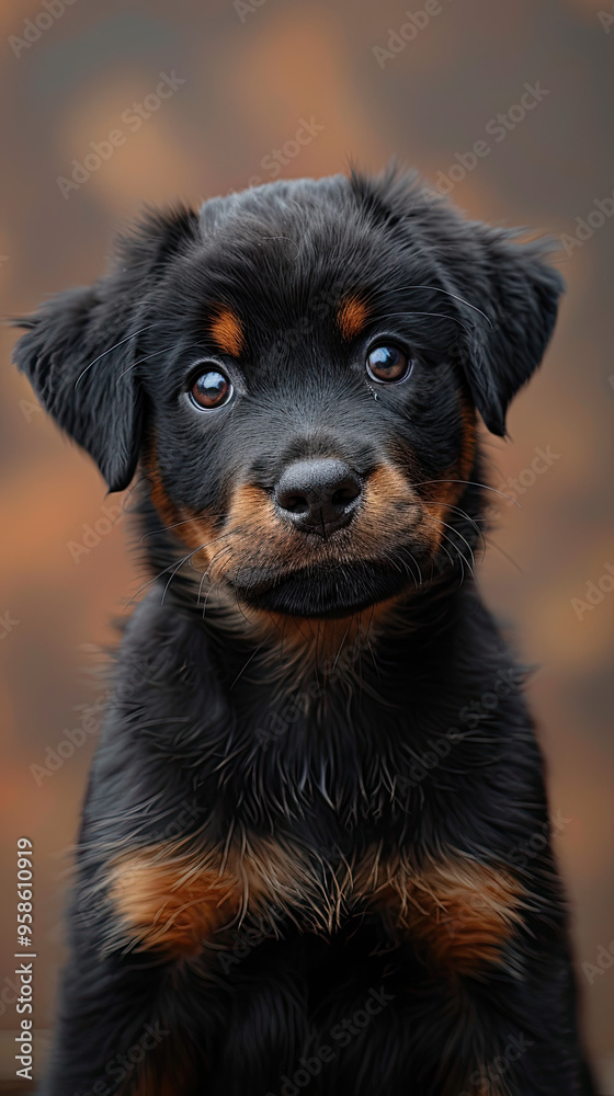 Beautiful Wallpaper with a Rottweiler Design, Ideal Dog Poster or Graphic Resource for Creative Project, Ai Generative Beautiful Wallpaper with a Rottweiler Design, Ideal Dog Poster or Graphic Resource for Creative Project, Ai Generative