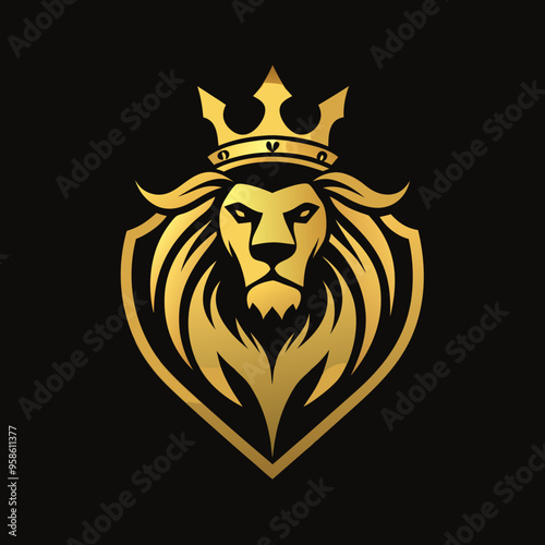 lion head with wings