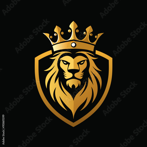 lion head with wings