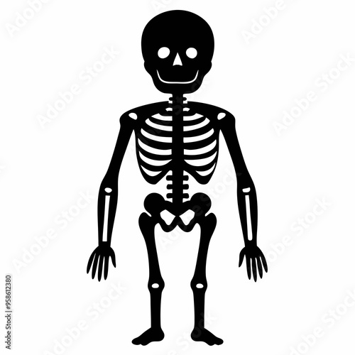 skeleton with a skeleton