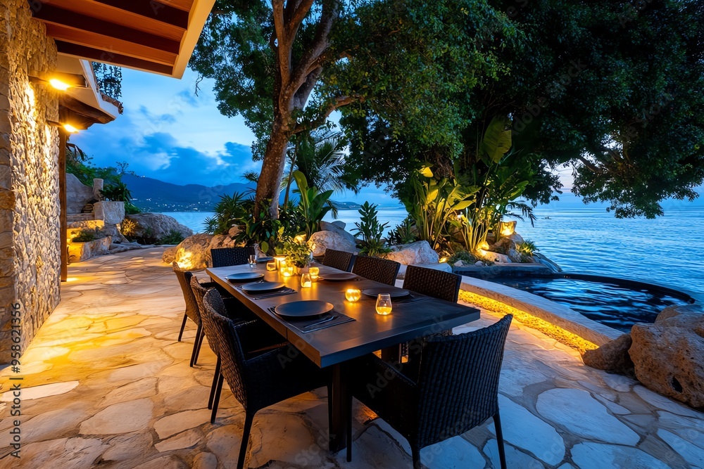 custom made wallpaper toronto digitalForever summer, outdoor dining, twilight evenings create the perfect setting for al fresco meals