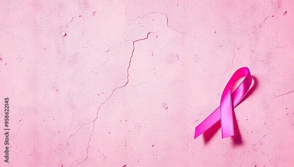 Breast cancer ribbon swirl, Pink Ribbon Heart, breast cancer awareness month, featured on illustrations, poster template on Canva, shining, banner created with generative ai Breast cancer ribbon swirl, Pink Ribbon Heart, breast cancer awareness month, featured on illustrations, poster template on Canva, shining, banner created with generative ai