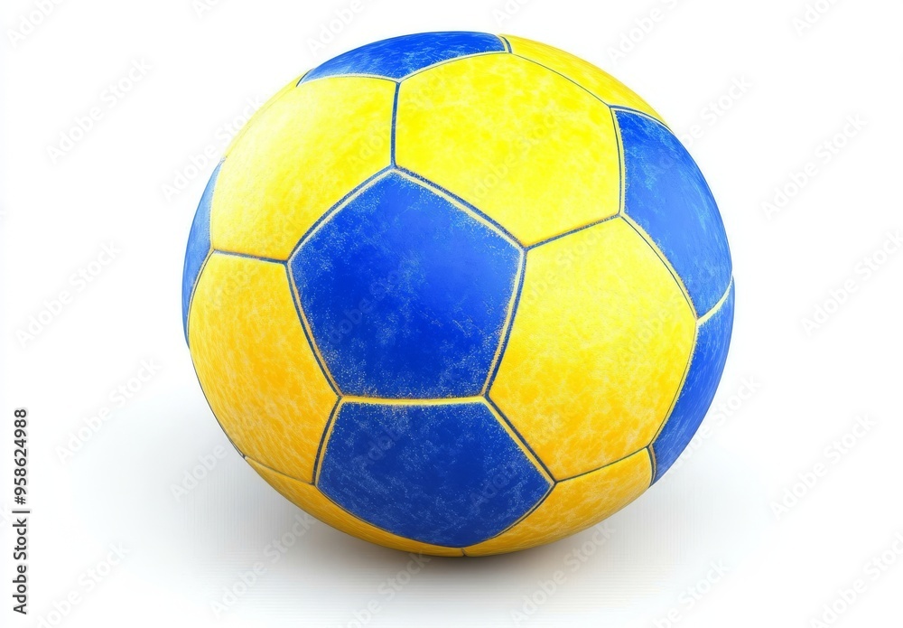 European Union soccer ball in the colors of the EU flag, EU, Europe, speed and speed European Union soccer ball in the colors of the EU flag, EU, Europe, speed and speed