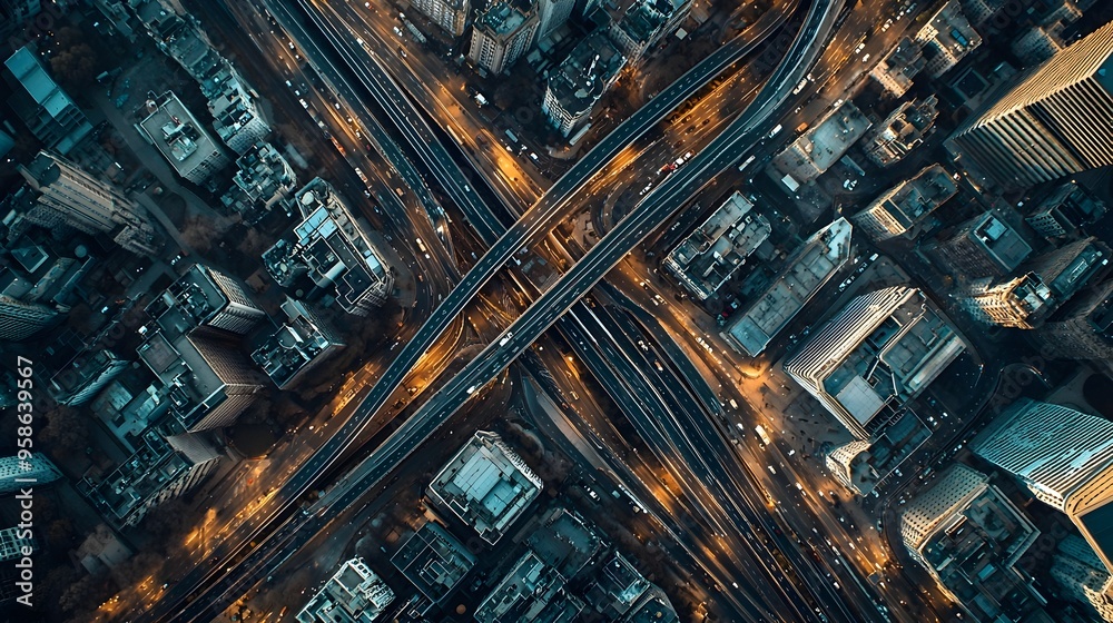 Aerial Perspective of a City's Intricate Network of Underground Drainage Pipes Aerial Perspective of a City's Intricate Network of Underground Drainage Pipes