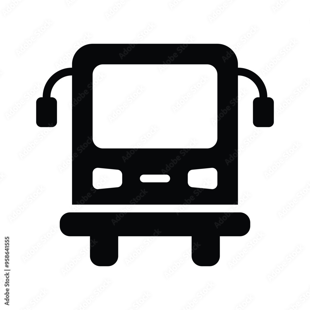 Get this amazing icon of school bus isolated on white background Get this amazing icon of school bus isolated on white background