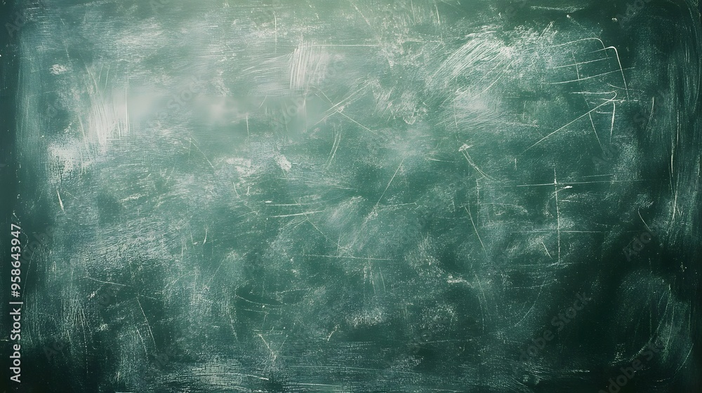 Obraz premium Green Chalkboard Texture