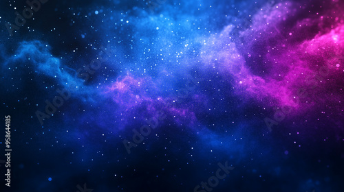 Vibrant Cosmic Nebula