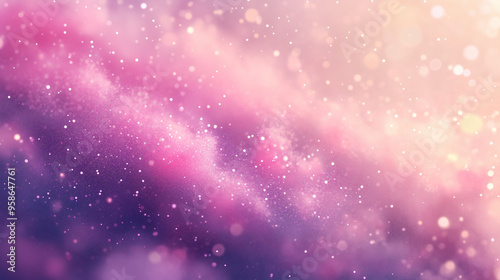 Purple and Pink Starry Mist