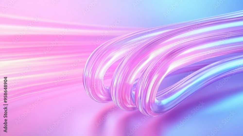 A pink and purple line with a blue background A pink and purple line with a blue background