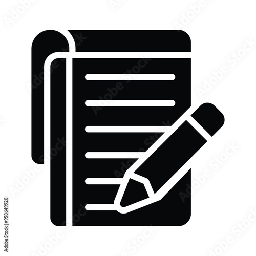 A clear and easy to use assignment icon