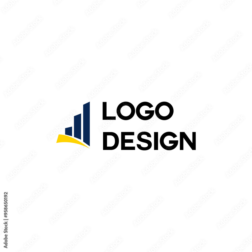 logo building set for industry and company Vector logo building set for industry and company Vector