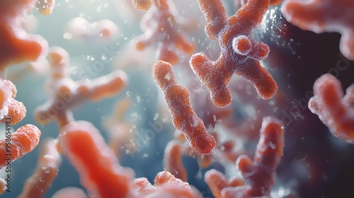 A highly detailed and realistic close-up of this bacteria: **Haemophilus influenzae** - Causes respiratory tract infections and, in severe cases, meningitis.
