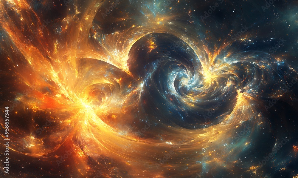 A Cosmic Dance of Light and Dark Nebulae A Cosmic Dance of Light and Dark Nebulae