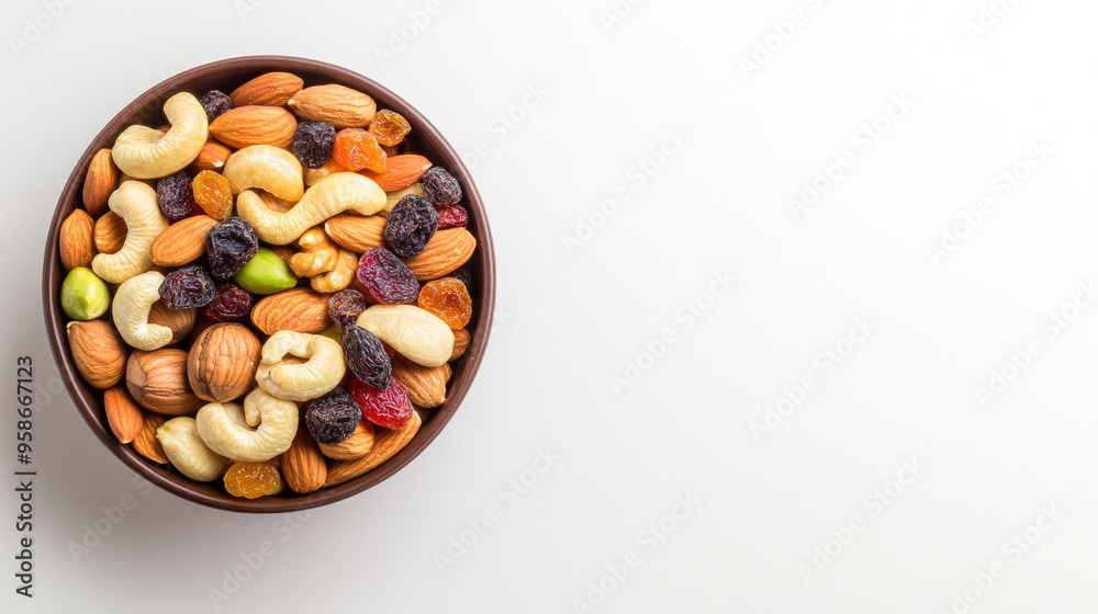 A handful of brain-boosting mixed nuts and dried fruits, perfect for on-the-go snacking. Ideal for maintaining energy and focus throughout the day. A handful of brain-boosting mixed nuts and dried fruits, perfect for on-the-go snacking. Ideal for maintaining energy and focus throughout the day.