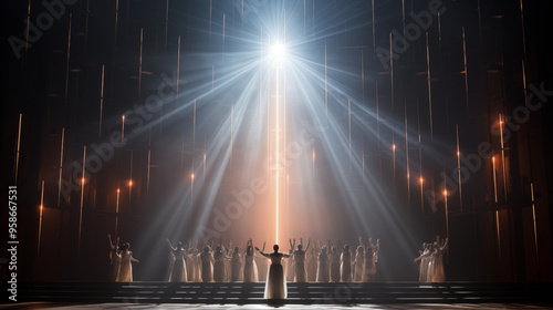 Wallpaper Mural Shot of Choir on the opera stage, use natural light Torontodigital.ca