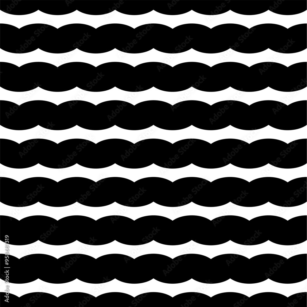 Seamless pattern with geometric motifs in black and white. Vector illustration. Seamless pattern with geometric motifs in black and white. Vector illustration.