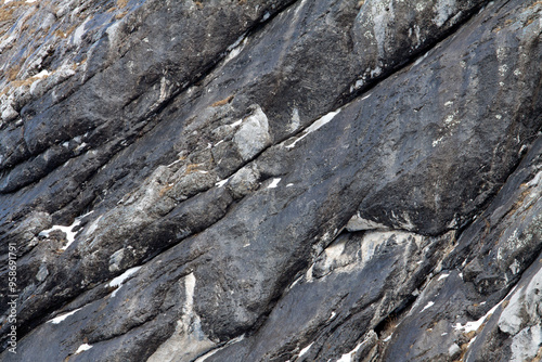 Falaise glacée