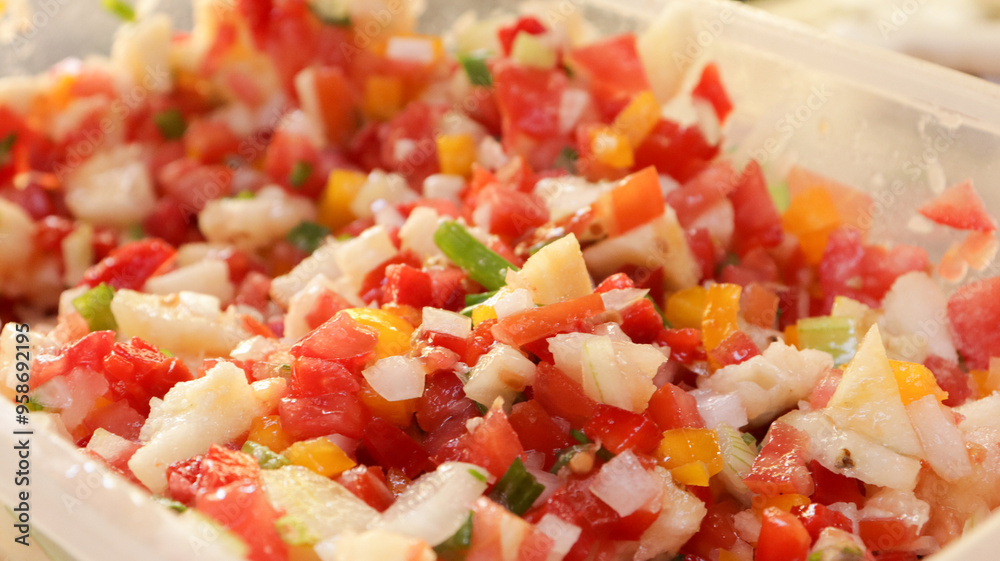 salad with vegetables and vinegar salad with vegetables and vinegar